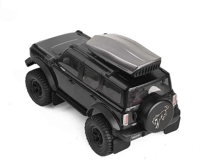RCDream 1/18 Scale Roof Rack Roof Box for 1/18 1/24 1/12 RC Crawler Truck TRX4M Bronco AX24 #18R004