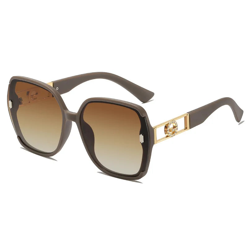 Fashion Square Frame Sunglasses Anti-UV Travel Accessories Popular Sunglasses Beach Eye Protection Shades Glasses Summer Decor    Your Coastal Marketplace | Shoreshopper.com