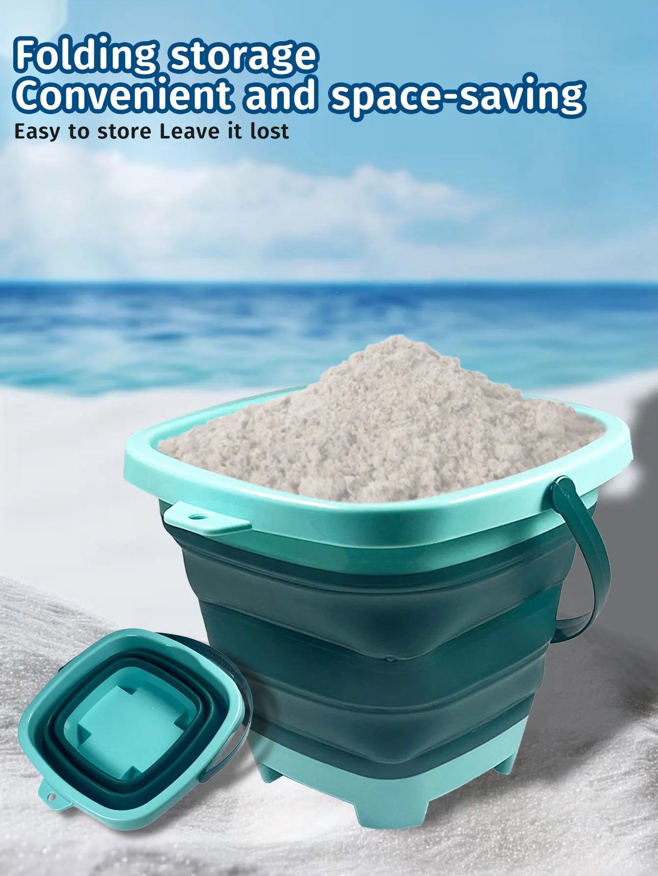 Beach sand toy for children, small extensionable water bucket with multiple functions and portability, suitable for baby sand pl    Your Coastal Marketplace | Shoreshopper.com