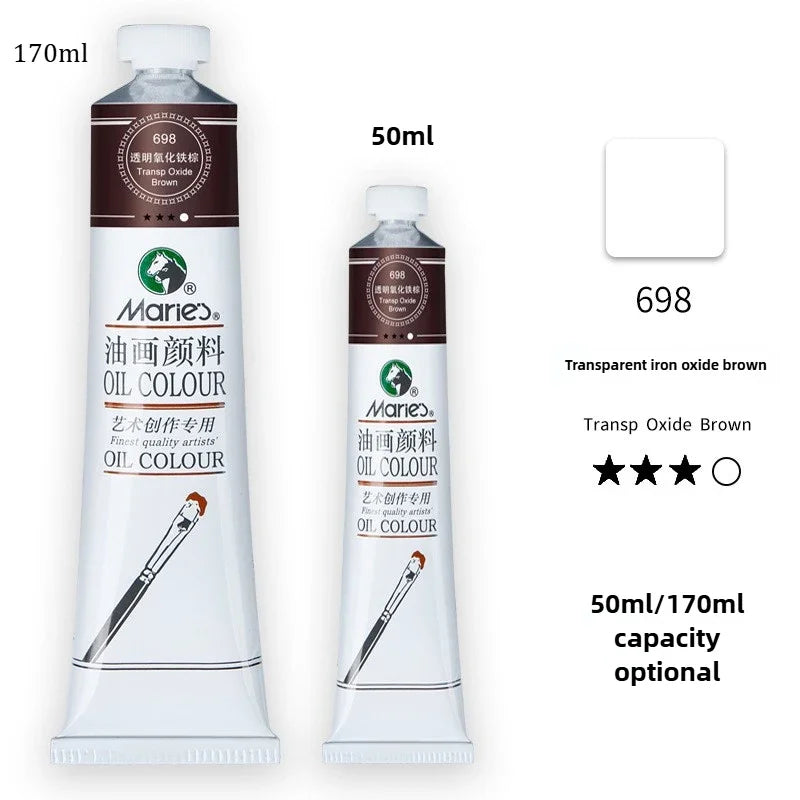 Marie's Oil Paint 170ML Oil Painting Art Creation Pigment Large Oil Paint Paint Single Commonly Used 24 Colors    Home Decor Supply | Online Retail | ShoreShopper.com