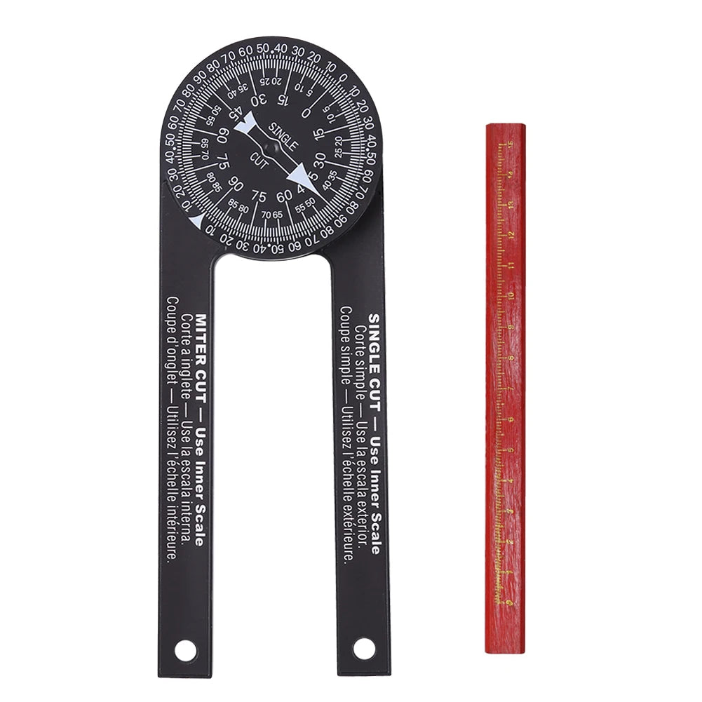 Professional Miter Saw Protractor Angle Finder Precision Miter Angle Finder for Carpenters Plumbers Bevel Protractor Woodworking    Home Decor Supply | Online Retail | ShoreShopper.com