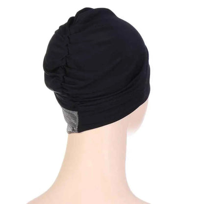 Headwear Wrap Hair Loss Stretch Turban Hat Hijab Cap Chemo Cap Beanie Hat