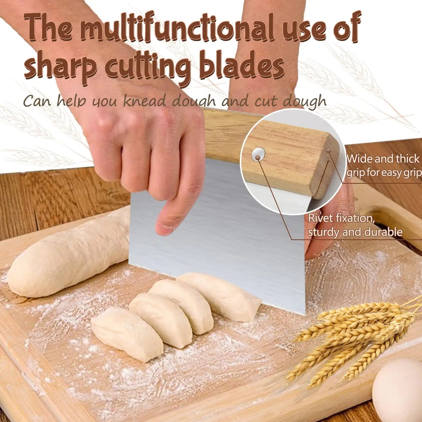 Sourdough Bread Baking Supplies Inclued Sourdough Danish Dough Whisk Bread Lame Scraper Dough Cutter Perfects Gift for Baker    Home Decor Supply | Online Retail | ShoreShopper.com