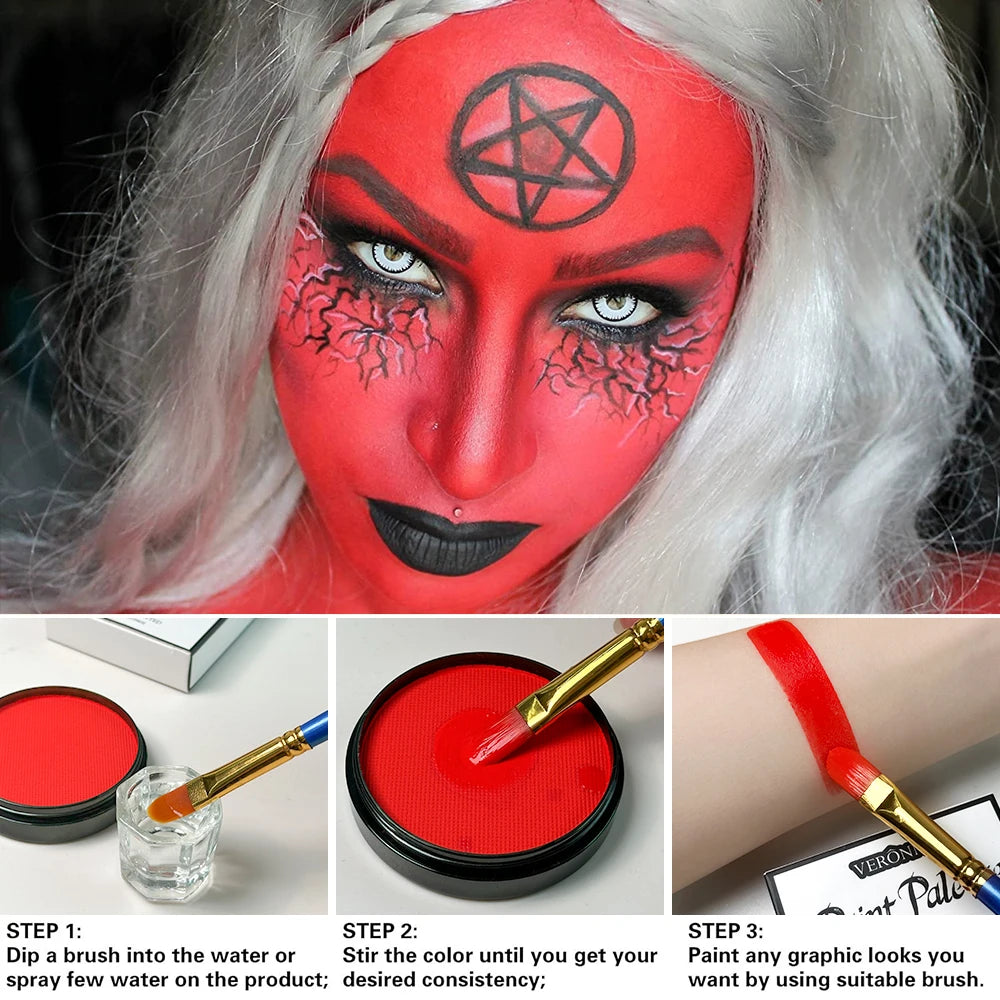 Face body Painting waterproof 6 colors Water Based Nontoxic Body Art kids Festival Fancy Dress Paint Body & Face Paint make up    Home Decor Supply | Online Retail | ShoreShopper.com