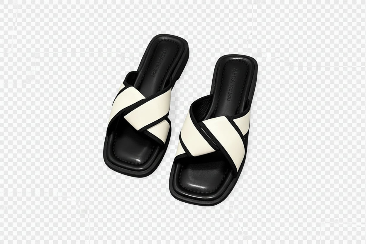 Women’s Comfort Slides: Open-Toe Low Heel Rubber Sandals - ShoreCo.Shop