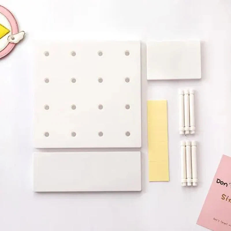Home Decor Wall Shelves Decoration Hole Board Wall Storage Rack Storage Shelf Kitchen Bedroom Hanging Wall Shelves Wall Decor    Home Decor Supply | Online Retail | ShoreShopper.com