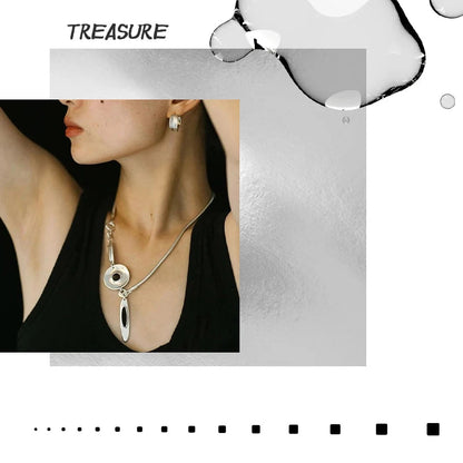 Artistic Craft Jewelry Accessories Eye Motif Necklace and Earrings Set for Women Men Fashion Forward Accessories    Home Decor Supply | Online Retail | ShoreShopper.com