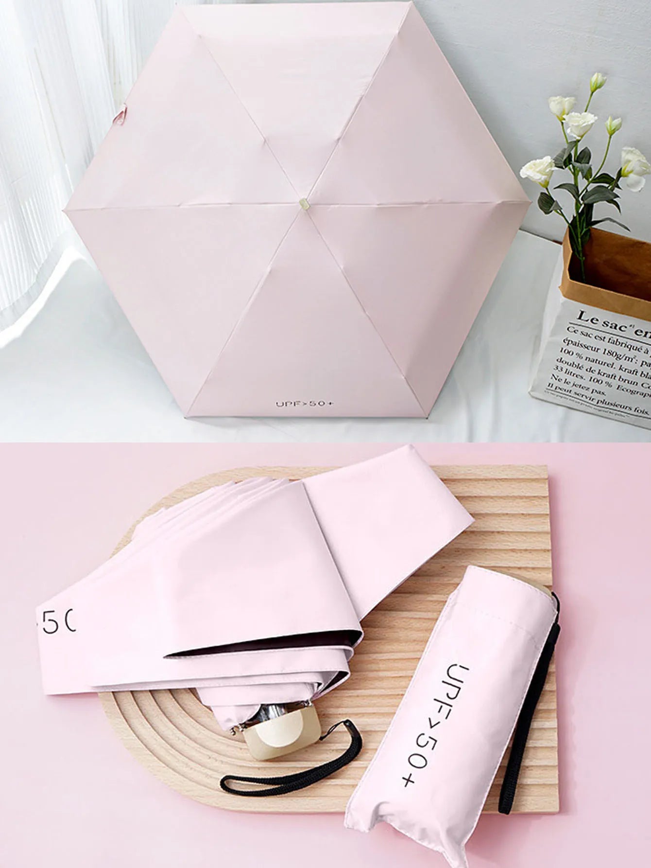 Outdoor Mini Sun Umbrella UV Protection Ultralight Folding Five-fold Umbrella Sunshade Umbrella    Your Coastal Marketplace | Shoreshopper.com