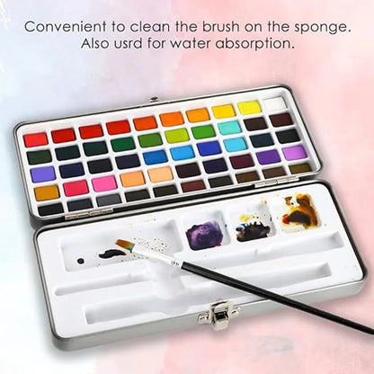 The 50/72/90/100/128/168 watercolor paint set includes a palette, brushes, drawing pens, professional painting supplies    Home Decor Supply | Online Retail | ShoreShopper.com