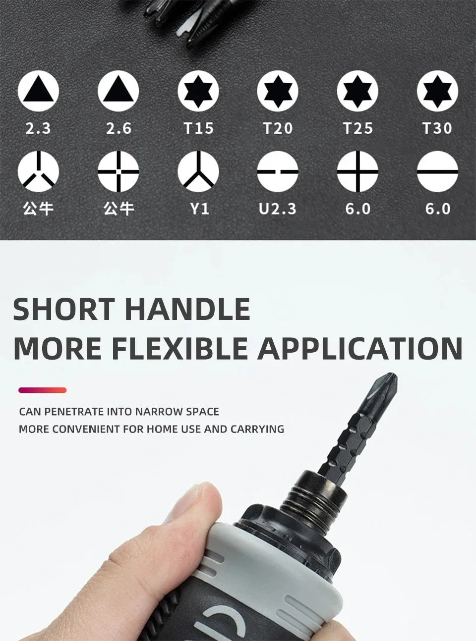 Mini Ratchet Precision Screwdriver Magnetic 13 In 1 Telescopic Labor-Saving Hand Tool Phillips Slotted Dual-purpose Head    Home Decor Supply | Online Retail | ShoreShopper.com