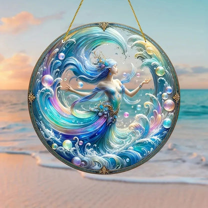 Enchanting Elf Fairy Acrylic Sun Catcher Window Door Display, Seasonal Summer Decor - for Home, Bar, for Daily Christmas Decor    Your Coastal Marketplace | Shoreshopper.com