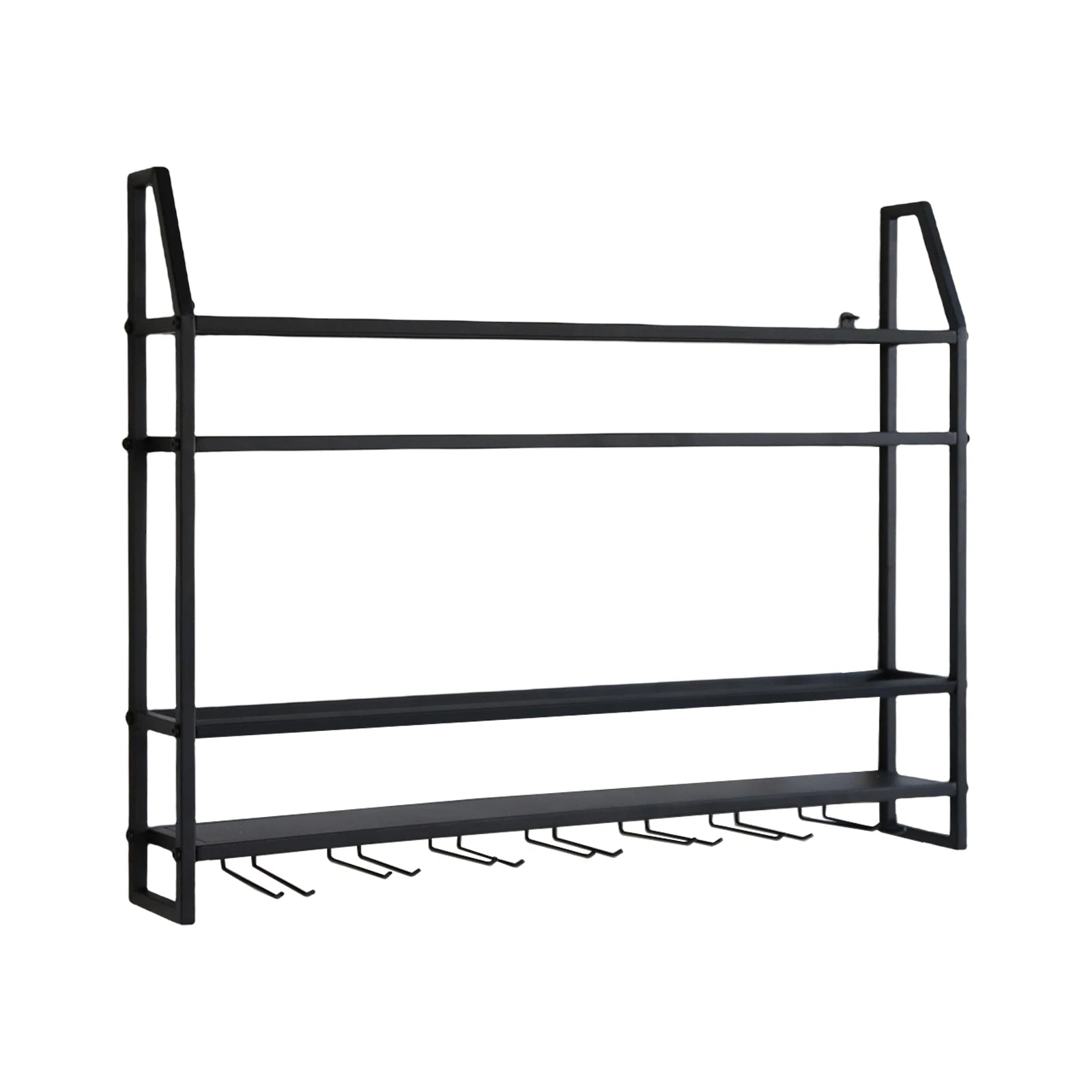 Wall Mounted Iron Wine Rack Bottle Champagne Glass Holder Shelves Bar Home Party Light and Strong Durable Unique Design Decor    Home Decor Supply | Online Retail | ShoreShopper.com