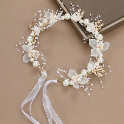 Children's Headwear Elegant Flower Wreath Fairy Crown Headband Princess Children's Hair Birthday Performance Runway Accessories    Your Coastal Marketplace | Shoreshopper.com