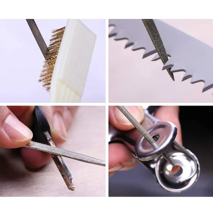 Diamond Mini Needle File Set for Carpentry Jewelry Stone Glass Metal Ceramic Polish Carving DIY Craft Woodworking Hand Tools    Home Decor Supply | Online Retail | ShoreShopper.com