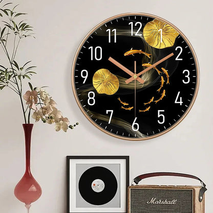 Simple Luxury Quartz Clock Hanging Wall Fish Decoration Modern Style Restaurant Living Room Home Decor Clock 8 10 12 Inche    Home Decor Supply | Online Retail | ShoreShopper.com