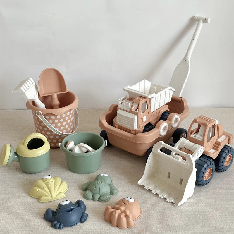 Beach Play Toys Children Portable Garden Seaside Shovel Sand Truck Storage Bucket Sand Digging Tools Summer Outdoor Party Gift    Your Coastal Marketplace | Shoreshopper.com