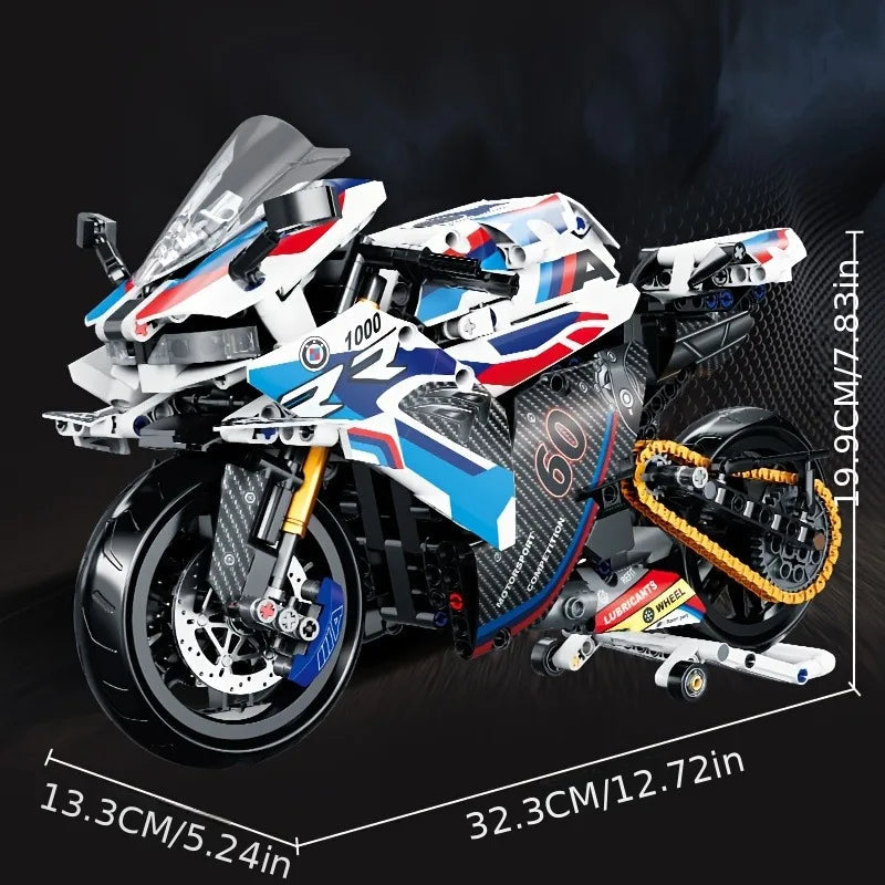 1:8 Motorcycle Building Blocks Set Super Motorbike Model Kit Technical Racing Kids Assembled Toys Gifts For Boys And Girls    Home Decor Supply | Online Retail | ShoreShopper.com