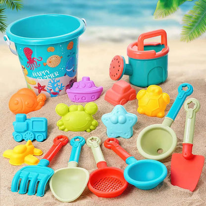 Children's beach toy set, summer toys, beach play, sand playing, digging tools, shovels, the perfect summer gift for children