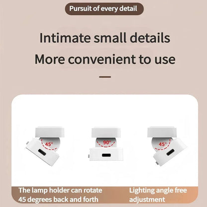 Touch Table Lamp Magnetic Desk Lamp Bulit-in Rechargeable Battery for Reading Cabinet Mirror Bedside Rechargeable Night Lights    Home Decor Supply | Online Retail | ShoreShopper.com