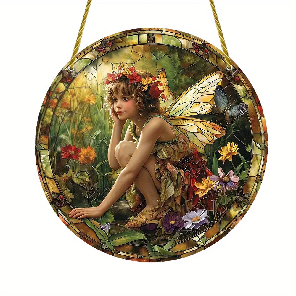 Enchanting Elf Fairy Acrylic Sun Catcher Window Door Display, Seasonal Summer Decor - for Home, Bar, for Daily Christmas Decor    Your Coastal Marketplace | Shoreshopper.com
