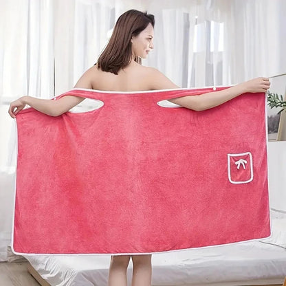 Women's Wearable Towel Skirt - Fast Drying Bath Robe Wrap for Beach, Spa, Shower & Gym | Multi-Purpose Bath Towel and Cover Up    Your Coastal Marketplace | Shoreshopper.com