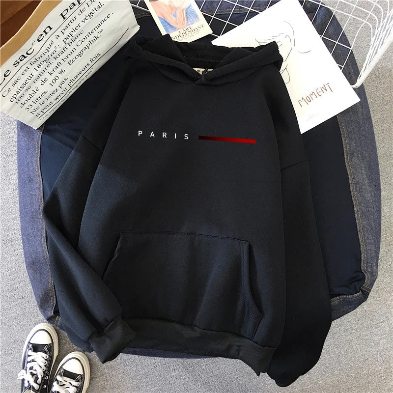Paris Letter Womens Sweatshirts Printed Home Casual Hoodies Sports Pullover Tops Daily High Quality Woman Clothing Autumn Winter    Home Decor Supply | Online Retail | ShoreShopper.com