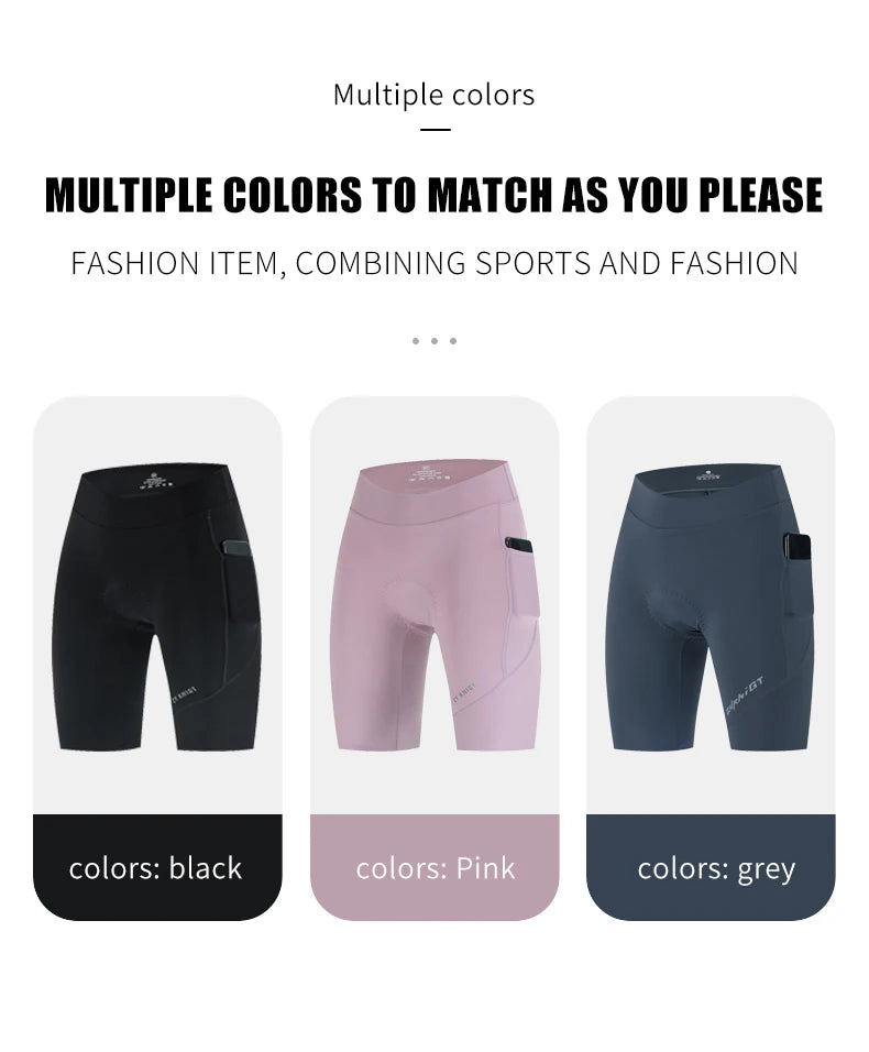 ZYKNIGT bib women's summer free cut hems, high-quality cycling shorts, breathable and quick drying sports pants - ShoreCo.Shop