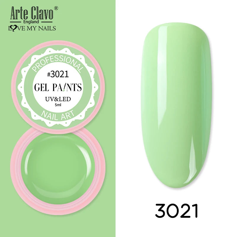 Arte Clavo Painting Gel 72 Colors 5ml Professional Nail Paint Color Gel Polish For Nail Art UV Gel Lacquer Gel Top Coat Manicure    Home Decor Supply | Online Retail | ShoreShopper.com