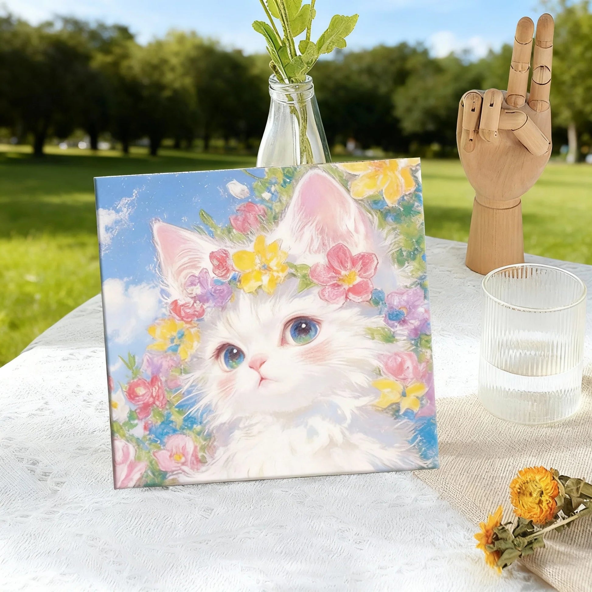 Oil Painting By Number House Tree DIY Digital Oil Painting Scenery Drawing Numbers Adults Kit Cat Handmade Gift Home Decor Gifts    Home Decor Supply | Online Retail | ShoreShopper.com
