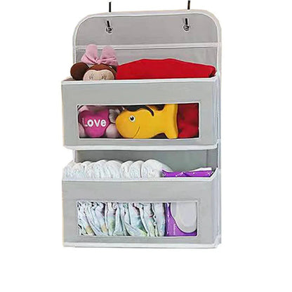 5-Shelf Hanging Storage Organizer - Behind Door, Anti-Tilt, 5 Large Capacity Pockets, Suitable for Bedroom, Bathroom    Home Decor Supply | Online Retail | ShoreShopper.com