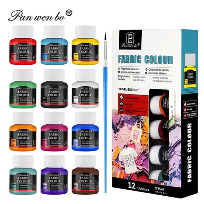 Acrylic Paint Set 6/12 Colors 25ml,Water-Proof Portable Art Rich Pigments for DlY Craft,Drawing,Painting,Canvas, Rock    Home Decor Supply | Online Retail | ShoreShopper.com