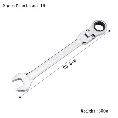 Ratchet Wrench of Keys Spanner Set Hand Tool 72-Tooth Ratcheting Flexible Head Mirror Finish 6mm-27mm Auto and Home Repair 1 pcs    Home Decor Supply | Online Retail | ShoreShopper.com