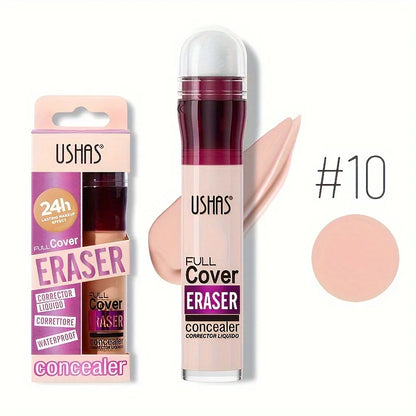New Sponge Head Concealer for Dark Circles Freckles Acne Pigmentation and Blemishes Long Lasting Moisturizing Liquid Foundation - ShoreCo.Shop