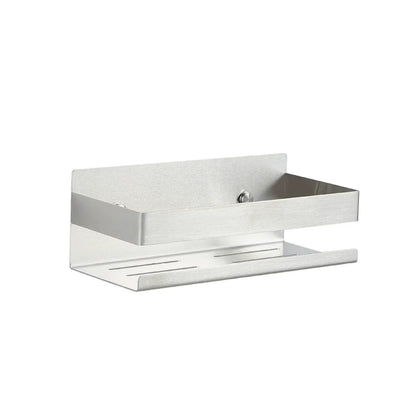 Stainless Steel Shower Shelf Without Drilling Wall Mounted Shower Caddy Basket with Hooks for Bathroom Kitchen Shelf Organizer    Home Decor Supply | Online Retail | ShoreShopper.com