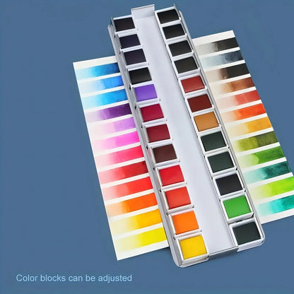 24 color watercolor paint, washable watercolor paint set, professional painting supplies, suitable for adults and artists    Home Decor Supply | Online Retail | ShoreShopper.com