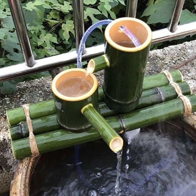 1pc Bamboo Fountain Modern Home Decor Water Fountains Ornaments Garden Decoration    Home Decor Supply | Online Retail | ShoreShopper.com