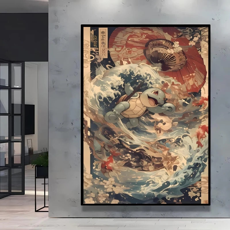 High Quality Pokemon Arcanine Pikachu Wall Painting with Unique Designs and Gorgeous Colors Adding A Touch of Brightness To Wall    Home Decor Supply | Online Retail | ShoreShopper.com