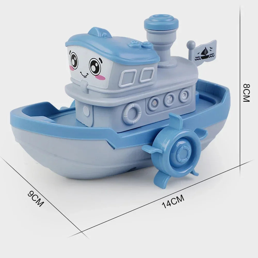 Baby Bath Toys Cute Cartoon Ship Boat Clockwork Toy Wind Up Toy Kids Water Swimming Beach Game for Children Gifts Boys Toys    Your Coastal Marketplace | Shoreshopper.com