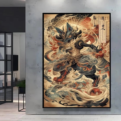 High Quality Pokemon Arcanine Pikachu Wall Painting with Unique Designs and Gorgeous Colors Adding A Touch of Brightness To Wall    Home Decor Supply | Online Retail | ShoreShopper.com