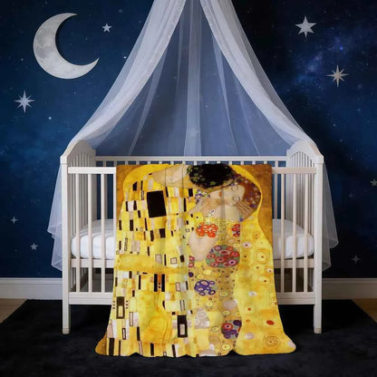 Blanket Super Warm Comfortable Plush Throw K-Klimt Blanket G-Gustav Kiss Child Home Sofa Bedroom The Gift
