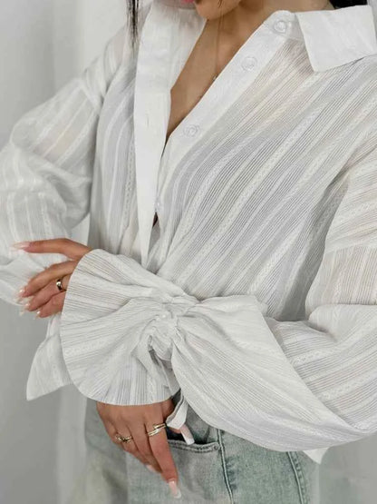 New Fashion White Shirts Women Long Sleeve Oversize Blouse New Spring Summer Basic Tops Cotton Chic Shirt for Women 100% Cotton