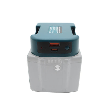 Li-ion Battery Parts Adapter For DEWALT 20V DCB200 For Makita 18V BL1830 Lithium Batteries Case Type C USB Power Bank Charger    Home Decor Supply | Online Retail | ShoreShopper.com