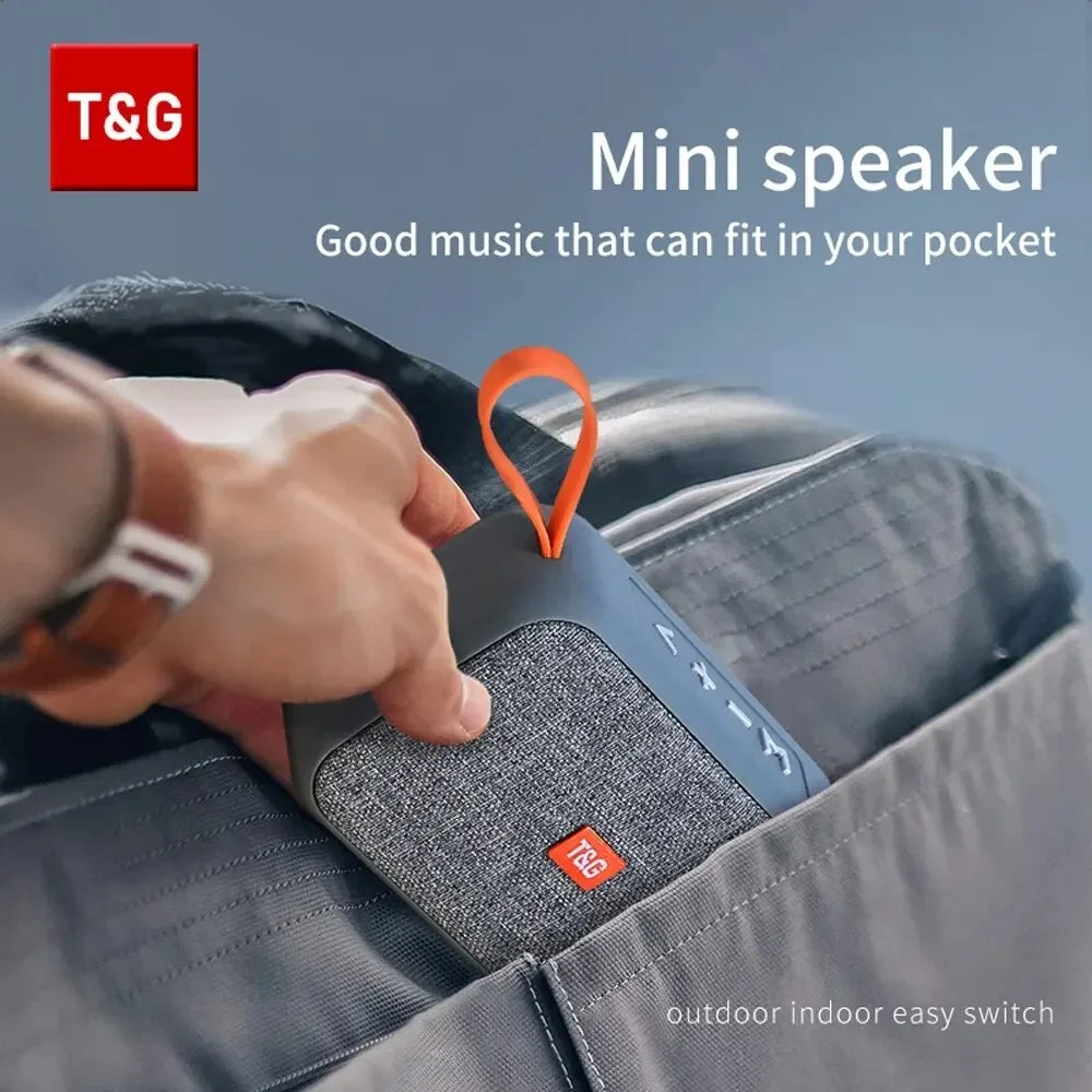 Speaker TG506 Portable Mini Wireless Soundbar Bluetooth 5.0 Outdoor Indoor HIFI Loudspeaker Support TF Card FM Radio Waterproof    Home Decor Supply | Online Retail | ShoreShopper.com