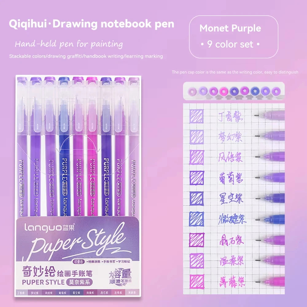 Languo 27-207 Colors Of One Set Drawing Handbook Pens Student DIY Graffiti Multi-Color Gel Pen Writing Marker Stationery    Home Decor Supply | Online Retail | ShoreShopper.com