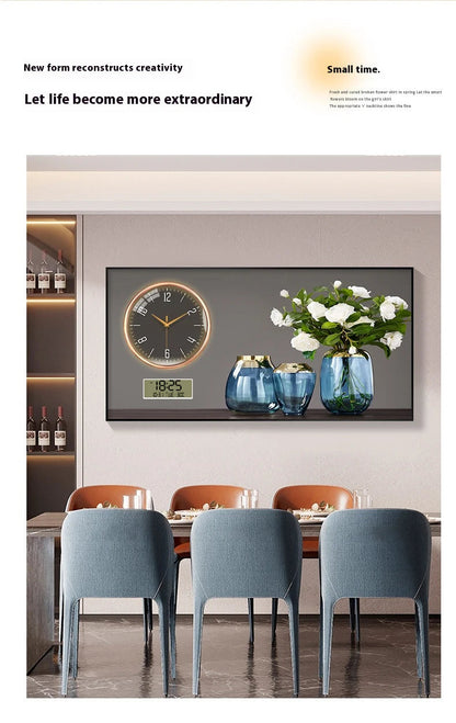 Large Size Aluminum alloy framed Artwork Wall Clock, Luxurious Muted Quartz Clock for Home Decor,living Room,bed Room Décor    Home Decor Supply | Online Retail | ShoreShopper.com