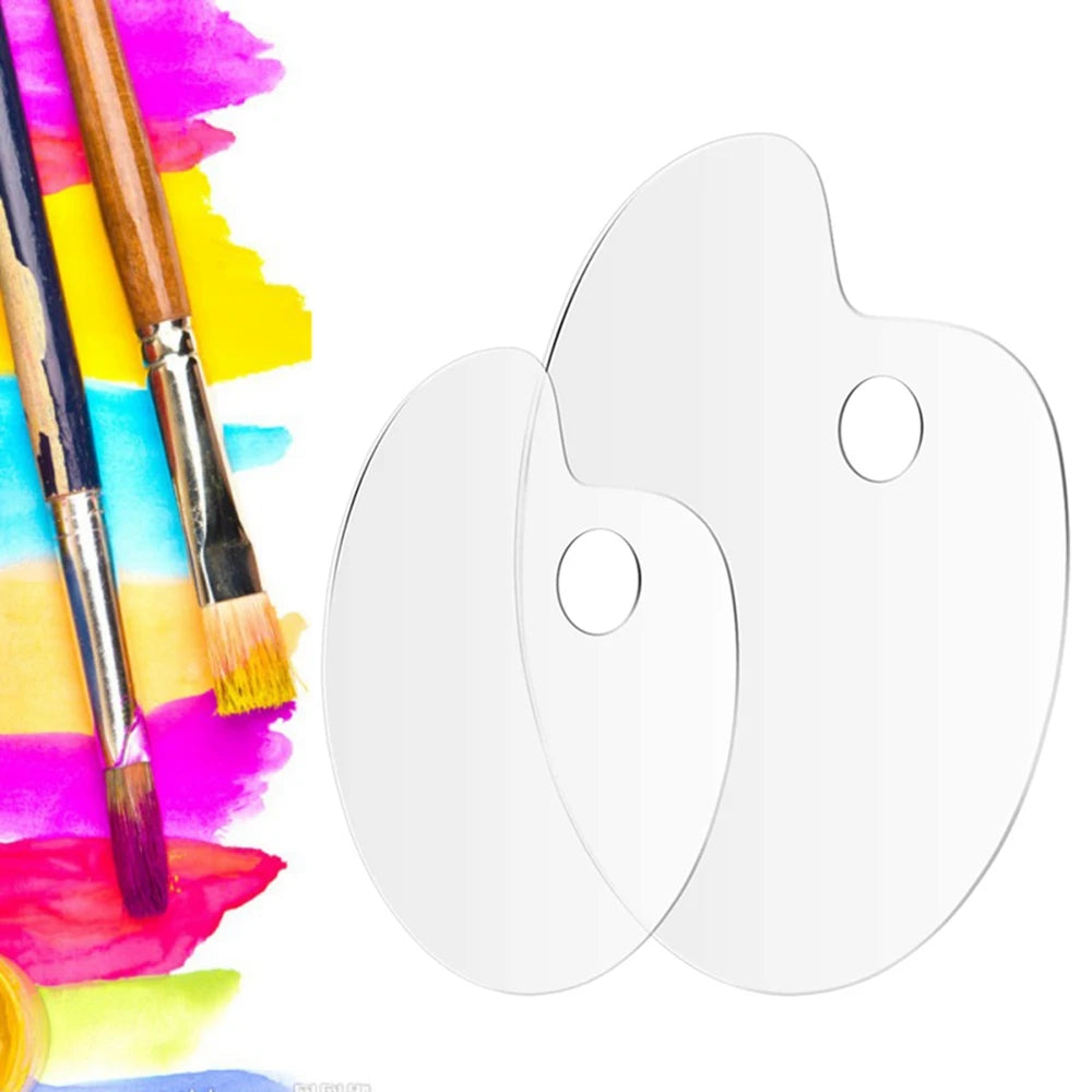 Drawing Supplies Oil Painting Propylene Painting Hand Painted Gouache Painting Palette Clear Paint Tray Pigment Pallet Palettes    Home Decor Supply | Online Retail | ShoreShopper.com