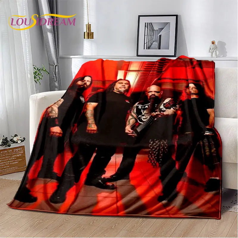 Slayer Heavy Metal Band Soft Plush Blanket,Flannel Blanket Throw Blanket for Living Room Bedroom Bed Sofa Picnic Cover Warm Kids    Your Coastal Marketplace | Shoreshopper.com