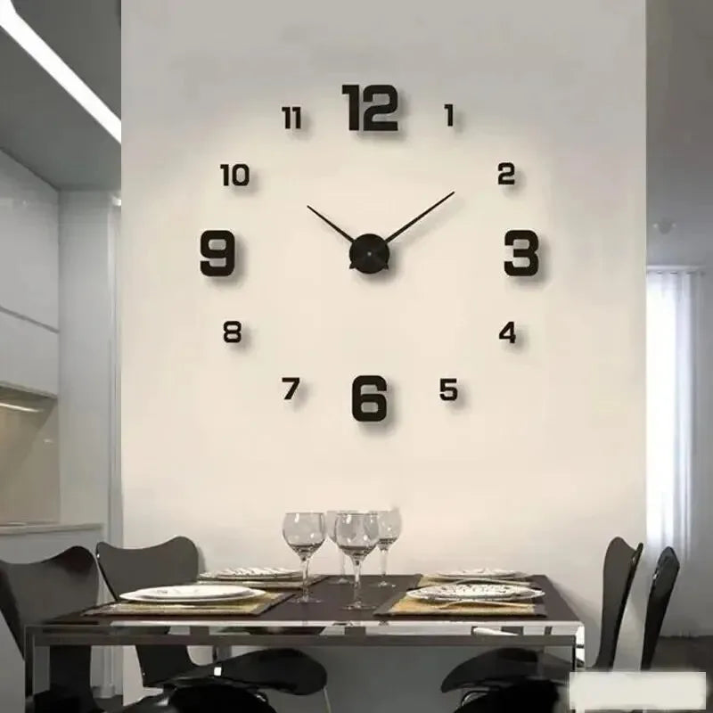 Garden Acrylic Mirror Digital Sticker Wall Clock 16"    Home Decor Supply | Online Retail | ShoreShopper.com