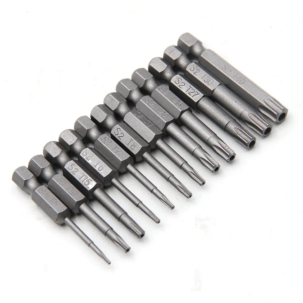 50-75-100mm Hollow Plum Blossom Extended S2 Bit Hexagon Handle Screwdriver Bit Screwdriver Tool Set    Home Decor Supply | Online Retail | ShoreShopper.com