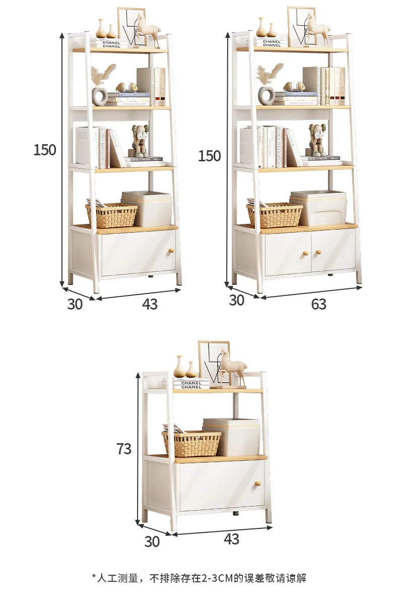 Household Multi-layer Wrought Iron Shelves Ins Wind Simple Floor Storage Display Cabinet Trapezoidal Shelf Bookshelf    Home Decor Supply | Online Retail | ShoreShopper.com